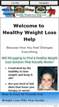 Mobile Screenshot of healthy-weight-loss-help.com